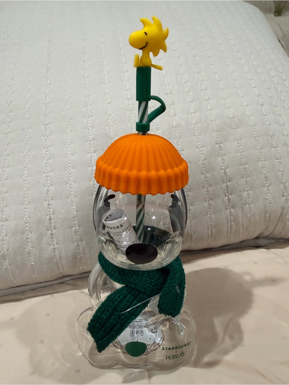 Starbucks Viral Snoopy Glass Cup